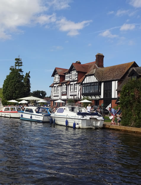 Wroxham river front